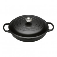 Le Creuset Gourmetprofitopf Signature Gourmet-Profitop svart 30 cm / 3,2 L